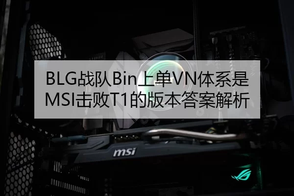 BLG战队Bin上单VN体系是MSI击败T1的版本答案解析